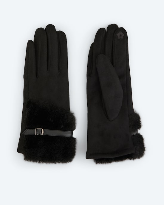 Produktabbildung für Handschuhe mit Webpelzbesatz
