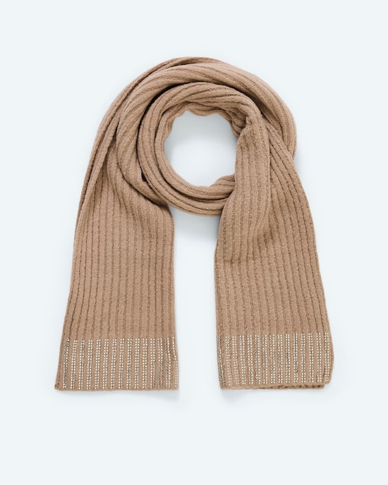 Produktabbildung für Strickschal mit Steinchen