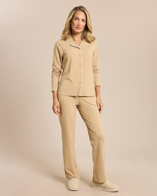 Produktabbildung für Baby-Baumwolle Pyjama uni 2tlg.