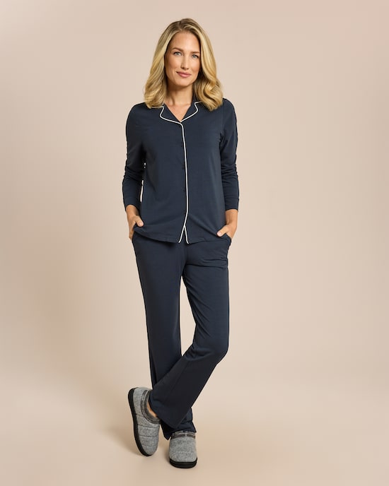 Produktabbildung für Baby-Baumwolle Pyjama uni 2tlg.