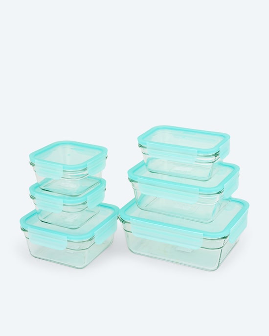 Produktabbildung für Glasdosen-Set backofenfest, 6tlg.