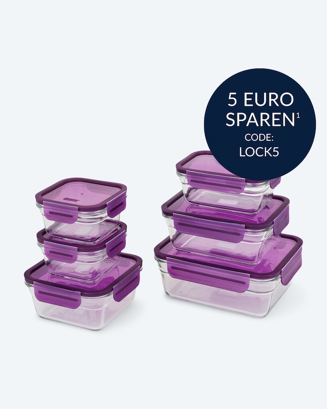 Glasdosen-Set backofenfest, 6tlg.