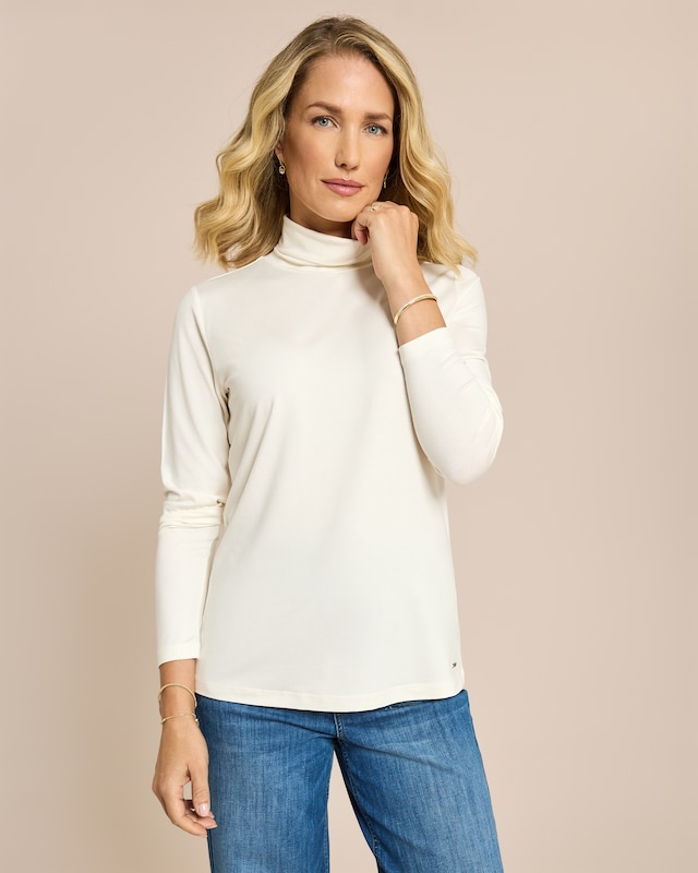 Shirt mit Rollkragen