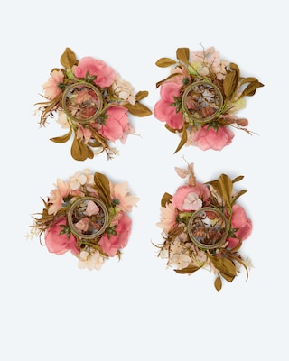 Produktabbildung 2 für Mini-Kränze "Blumen", 4tlg.