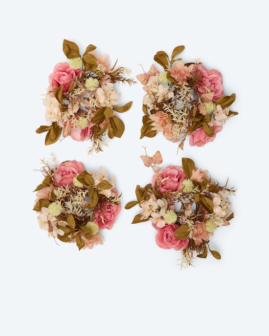 Produktabbildung für Mini-Kränze "Blumen", 4tlg.