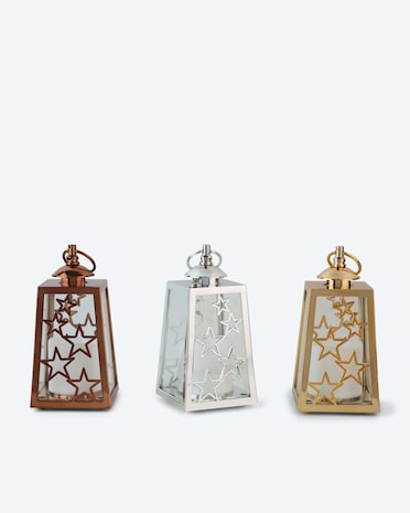 Produktabbildung für LED-Laterne im Stern-Design, 3tlg.