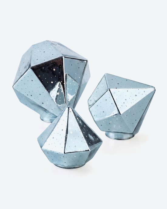 Produktabbildung für LED-Glasdiamant, 3tlg.