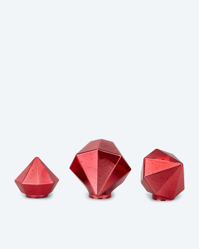 LED-Glasdiamant, 3tlg.
