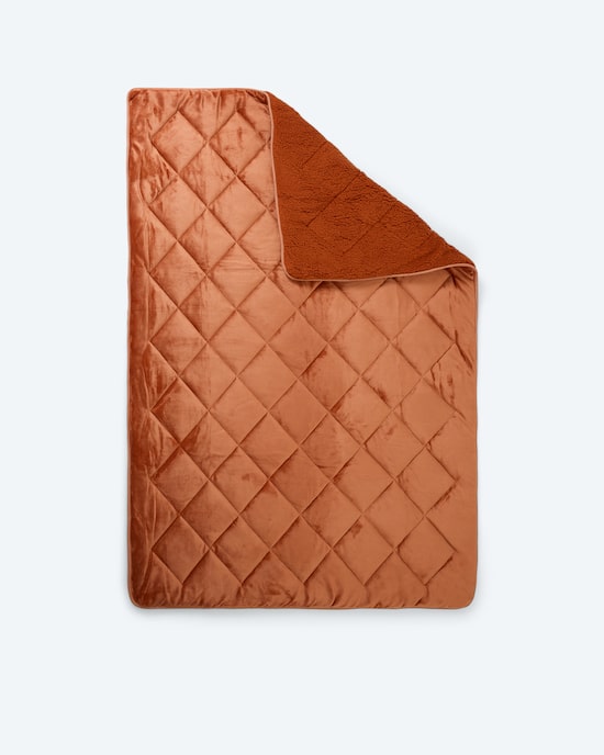 Produktabbildung für Steppbett in Cashma Plüsch/ Lammfell-Optik