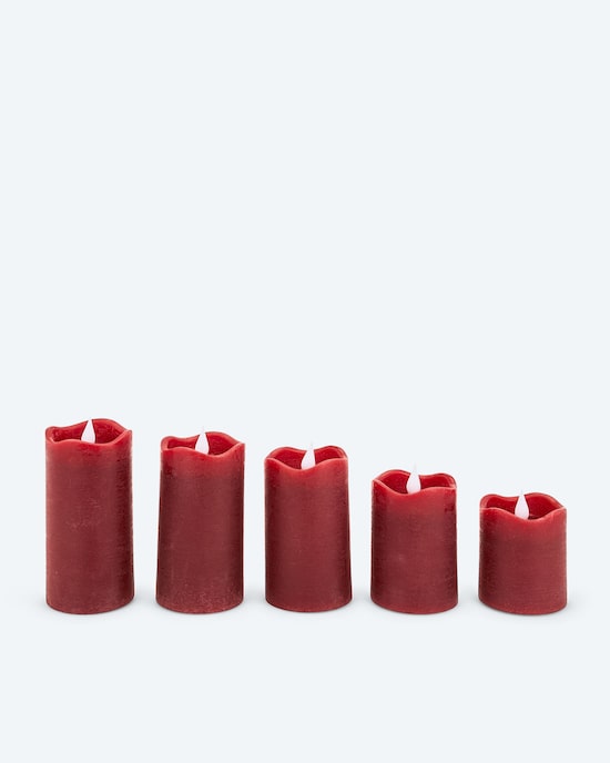 Produktabbildung für LED-Stumpenkerzen "Long Shine", 5tlg.