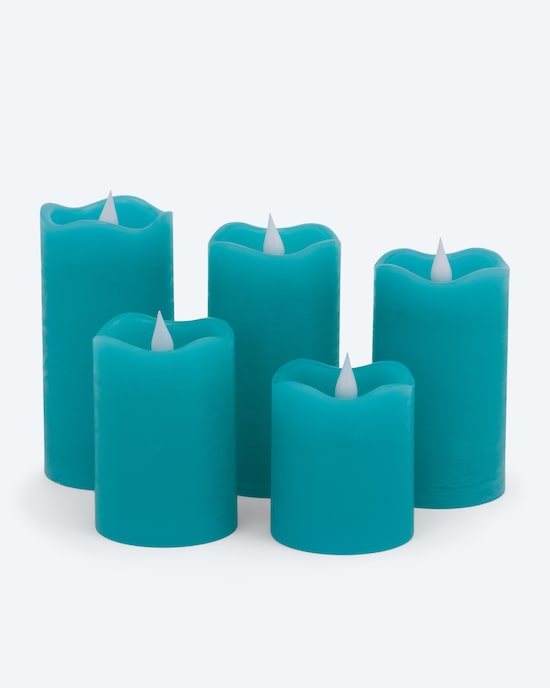 Produktabbildung für LED-Stumpenkerzen "Long Shine", 5tlg.