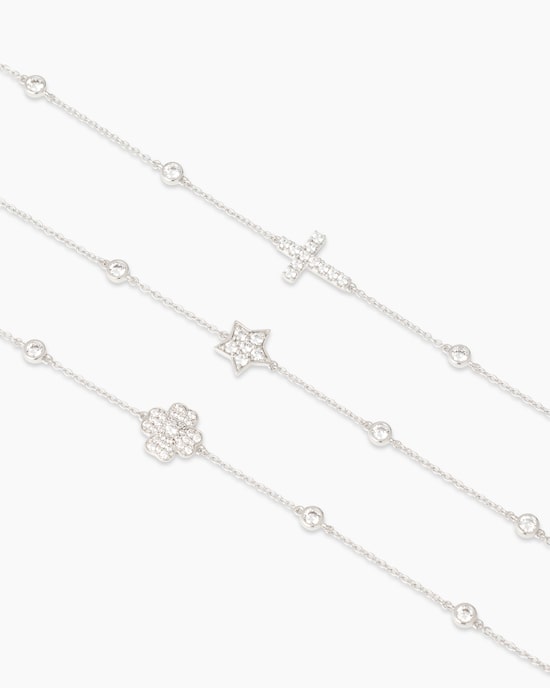 Produktabbildung für Charity-Armband mit Zirkonia