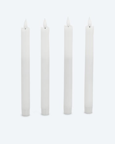 Produktabbildung für LED-Stabkerze "Long Shine", 4tlg.