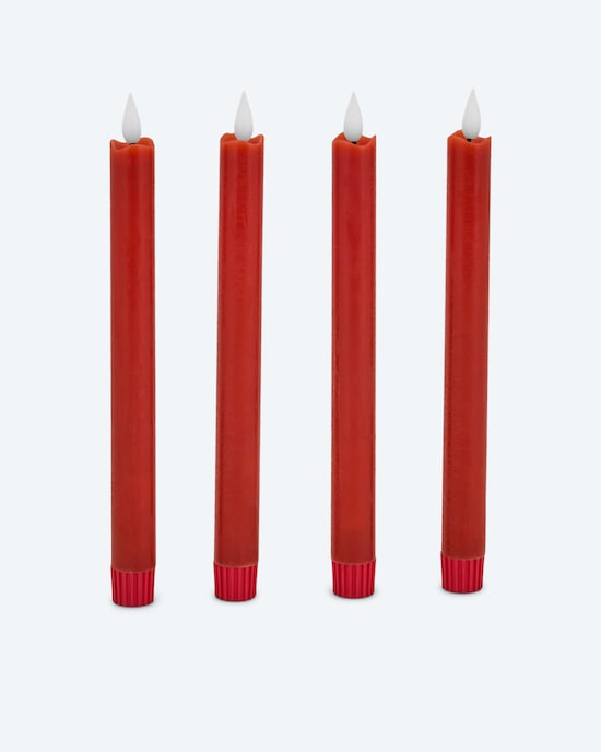 Produktabbildung für LED-Stabkerze "Long Shine", 4tlg.