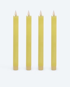 Produktabbildung für LED-Stabkerze "Long Shine", 4tlg.