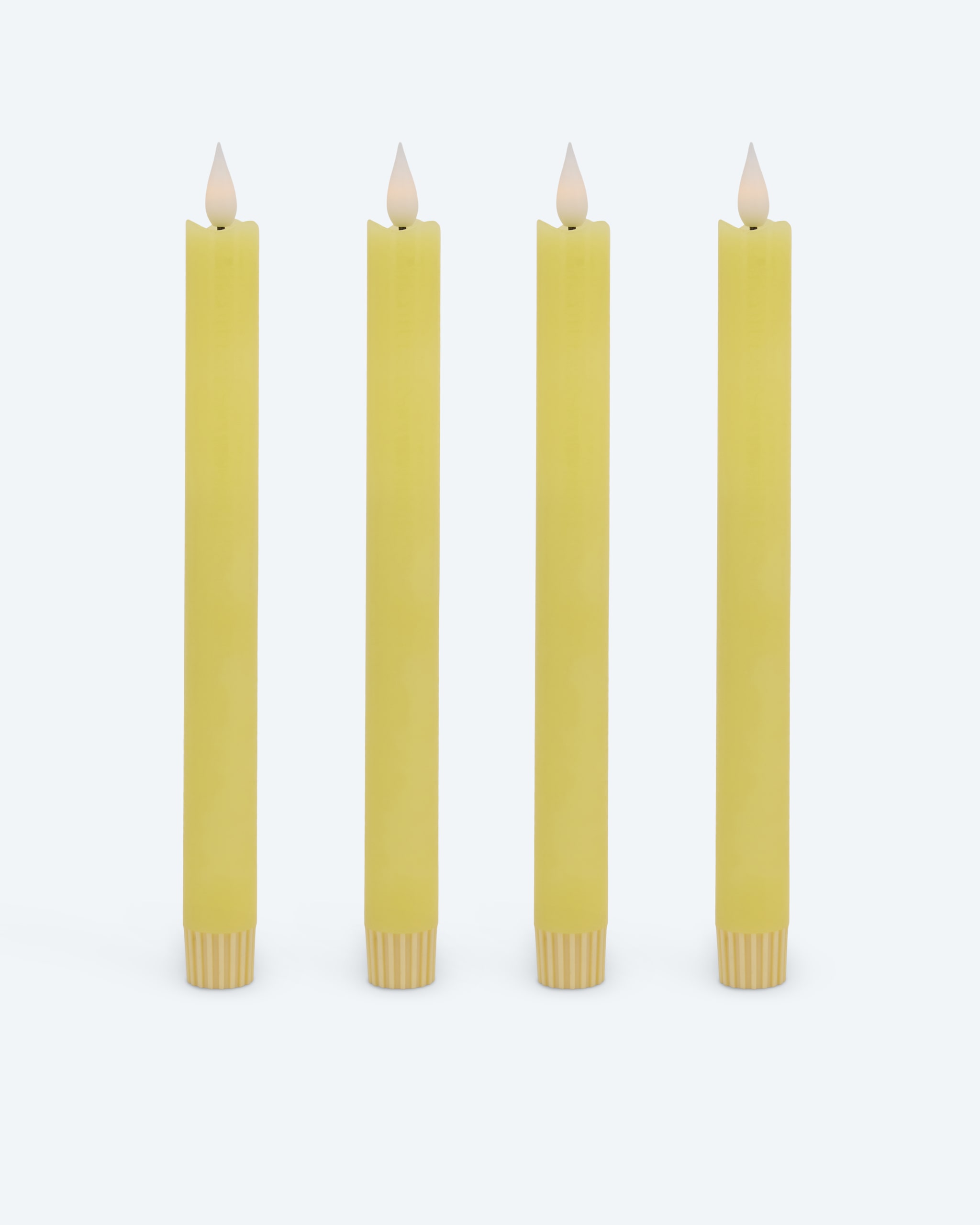 Produktabbildung für LED-Stabkerze "Long Shine", 4tlg.