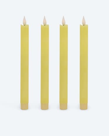 Produktabbildung für LED-Stabkerze "Long Shine", 4tlg.