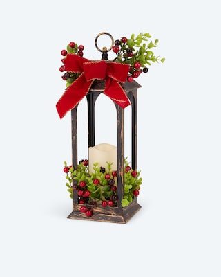 Produktabbildung 3 für LED-Laterne mit Beeren-Deko