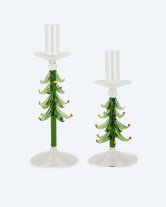 Produktabbildung für Stabkerzenhalter "Weihnachtsbaum", 2tlg.