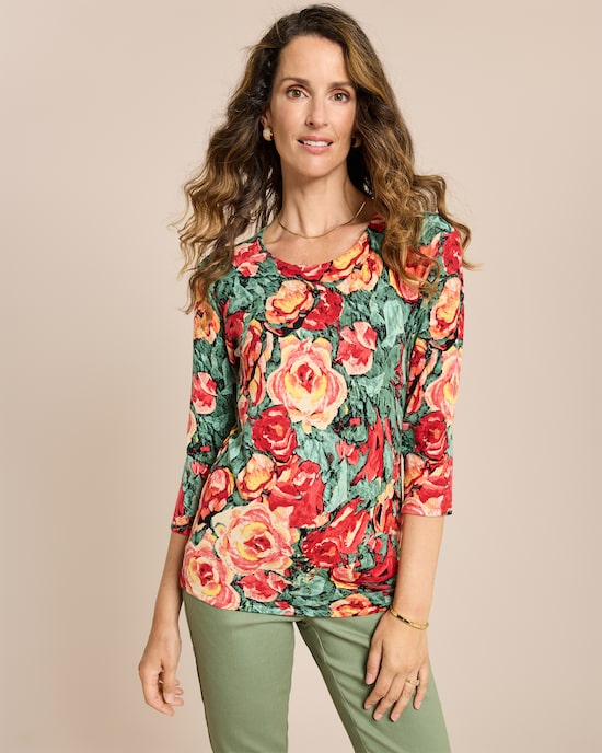 Produktabbildung für Classic Pullover Blumenmix
