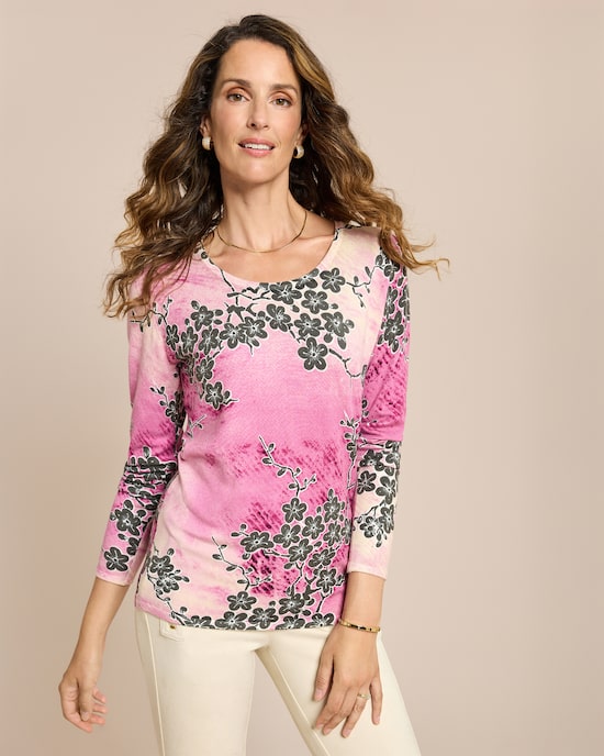 Produktabbildung für Classic Pullover Blumenranken