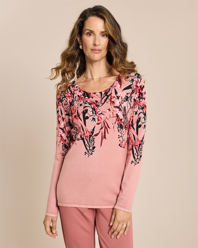 Classic Pullover Rankenschulter