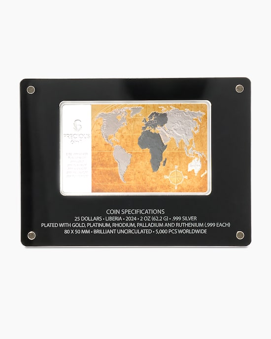 Produktabbildung für 2Oz Silber Münzbarren Precious 6 in 1 2024