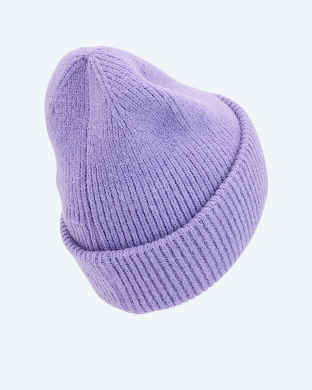 Strickmütze mit Herz Applikation