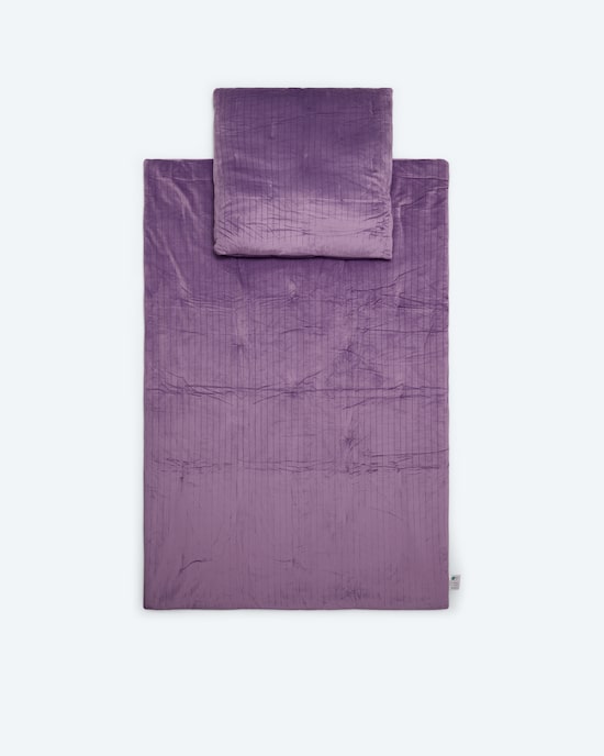Produktabbildung für Velvet-Bettenset mit Streifen, 2tlg.