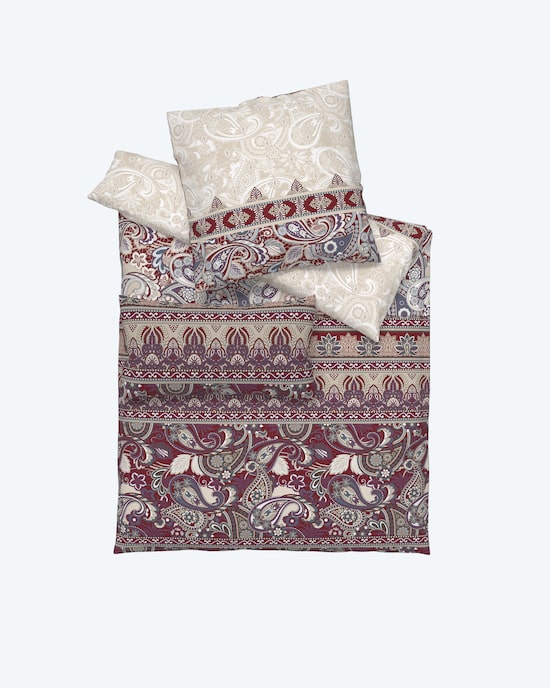 Produktabbildung für Flanell Twill Wendebettwäsche "Paiyley", 3tlg.