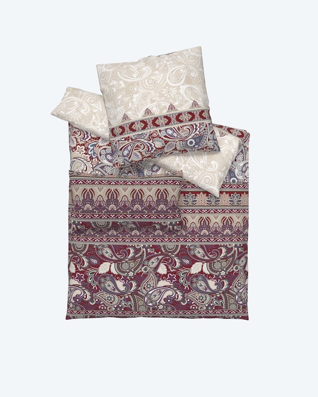 Flanell Twill Wendebettwäsche "Paiyley", 3tlg.