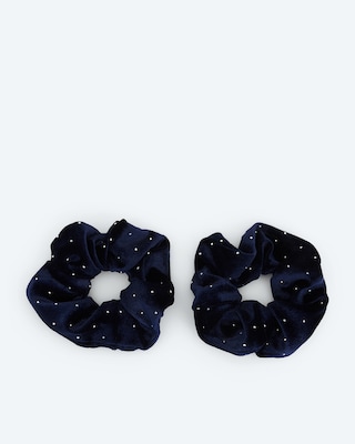 Produktabbildung 1 für 2er Set Scrunchie mit Glassteinchen