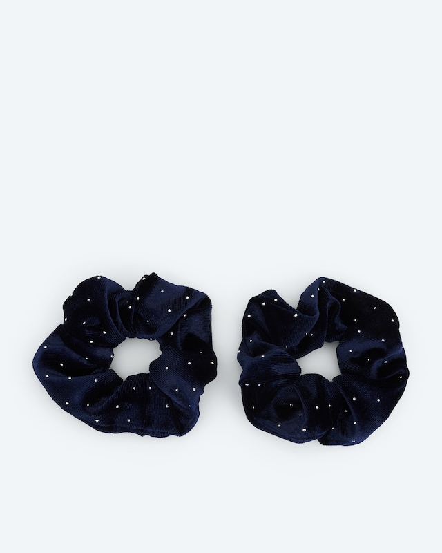 Produktabbildung für 2er Set Scrunchie mit Glassteinchen