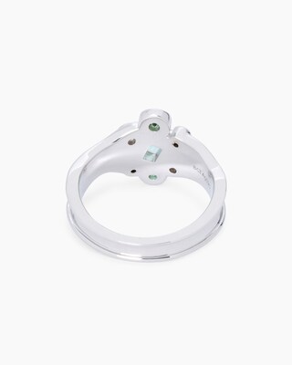 Produktabbildung 3 für Ring mit Beryl, Turmalin und Zirkon