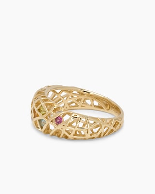 Produktabbildung 2 für Ring mit Multi-Edelsteinen