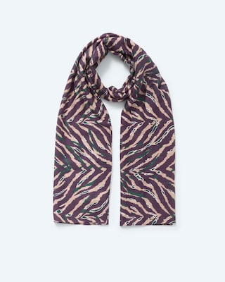 Produktabbildung 4 für Schal im Zebra Design mit Glanzeffekt