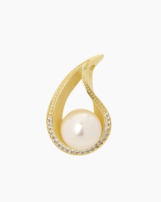 Produktabbildung 1 für Anhänger mit Zirkonia + MK-Perle 12 mm