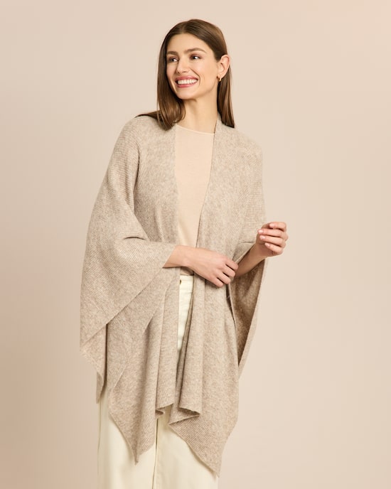 Produktabbildung für Strick-Poncho