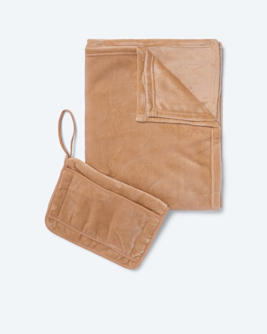 Produktabbildung für 2-in-1 Reisedecke im Unidesign