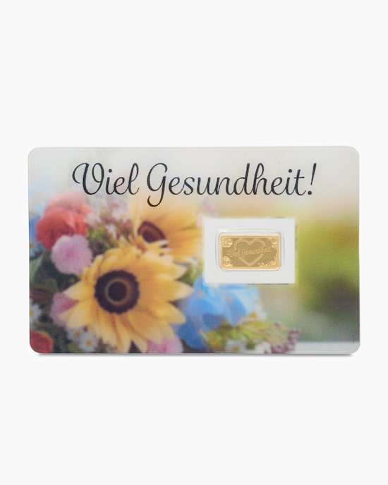 Produktabbildung für Goldbarren Viel Gesundheit 2024