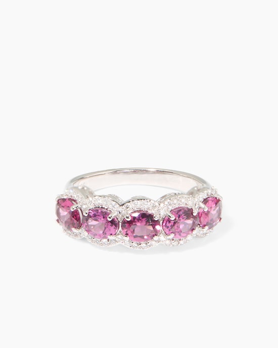 Produktabbildung für Ring mit Malawi Granat + Brillant