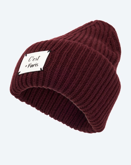 Produktabbildung für Strickmütze mit Patch