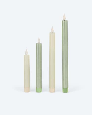 Produktabbildung für LED-Stabkerzen mit Touch-Flammen, 4tlg.
