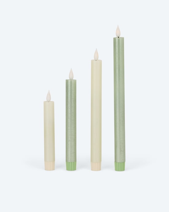 Produktabbildung für LED-Stabkerzen mit Touch-Flammen, 4tlg.
