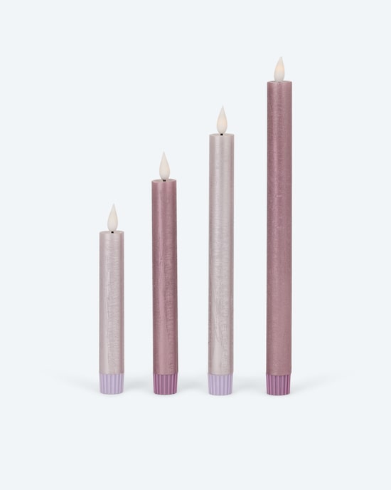 Produktabbildung für LED-Stabkerzen mit Touch-Flammen, 4tlg.