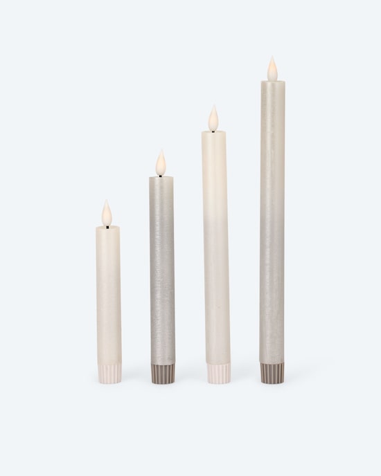 Produktabbildung für LED-Stabkerzen mit Touch-Flammen, 4tlg.