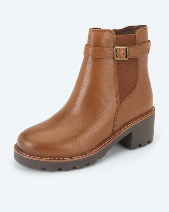 Produktabbildung für Stiefelette mit Deko und Absatz