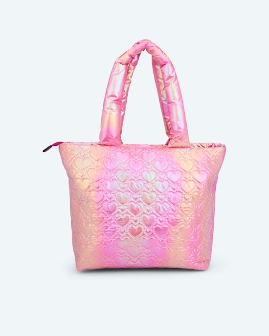 Produktabbildung für Shopper mit Herzchen-Steppung
