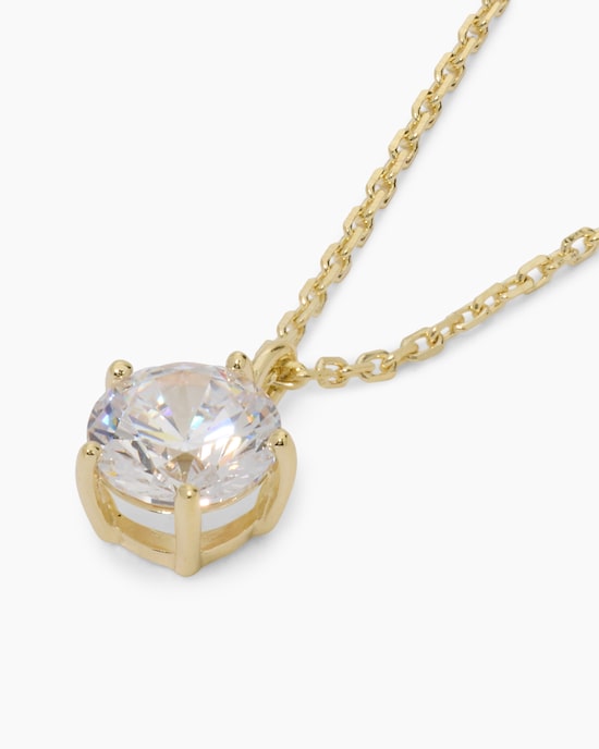 Produktabbildung für Anhänger mit Zirkonia und Kette