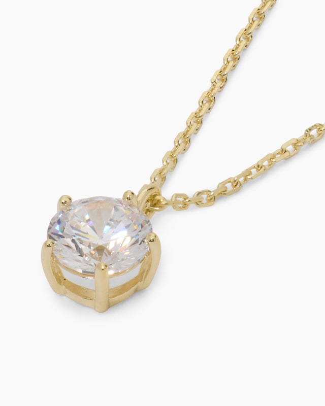 Anhänger mit Zirkonia und Kette